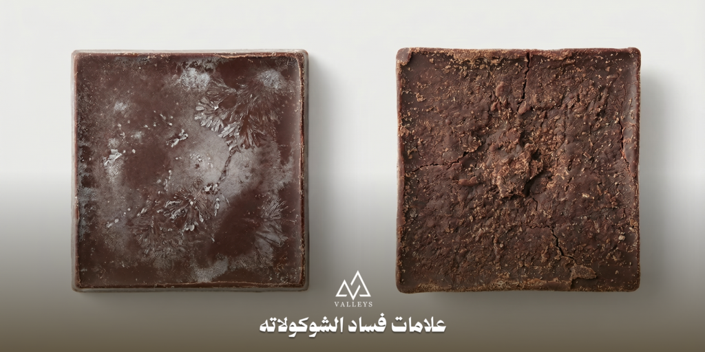علامات فساد الشوكولاته