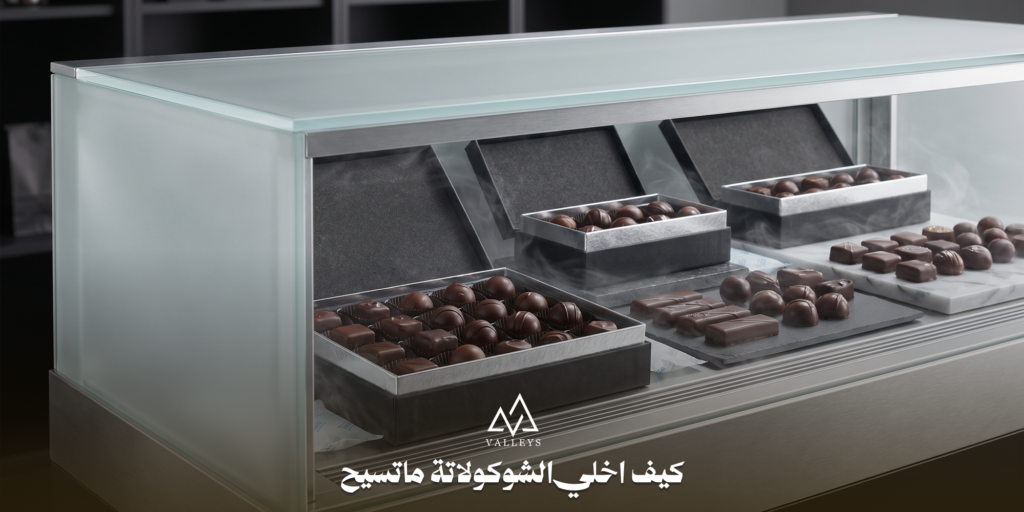 كيف اخلي الشوكولاتة ماتسيح